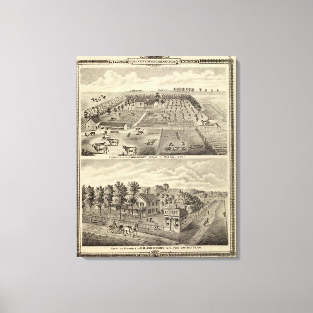 Toile Résidences et bureaux, Douglas Tp (Recto)