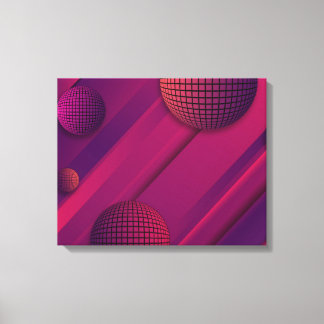 Toile Résonance violette