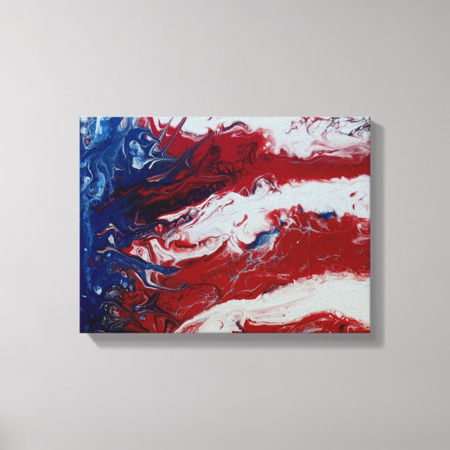 Toile Respectez Le Drapeau (Recto)