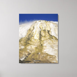 Toile Ressort jaune canari, Na de Mammoth Hot Springs,