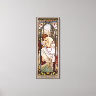 Toile Reste de la nuit par Alphonse Mucha