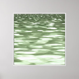 Toile Résumé #3 : Flou vert olive