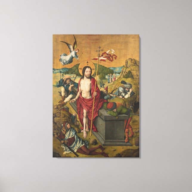 Toile Résurrection Master Housebook Jésus Christ Peintur (Recto)