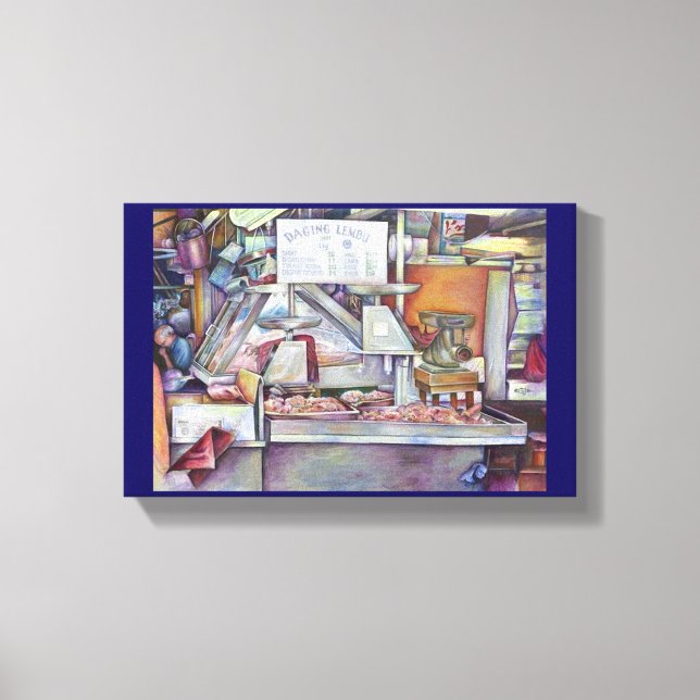 Toile Retour Dans Dix Minutes Oublié Femme Anniversaire (Recto)