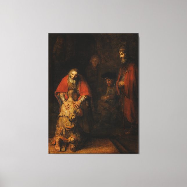 Toile Retour du fils prodigue par Rembrandt van Rijn (Recto)