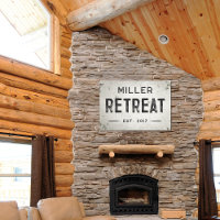 Retraite de la ferme industrielle moderne rustique