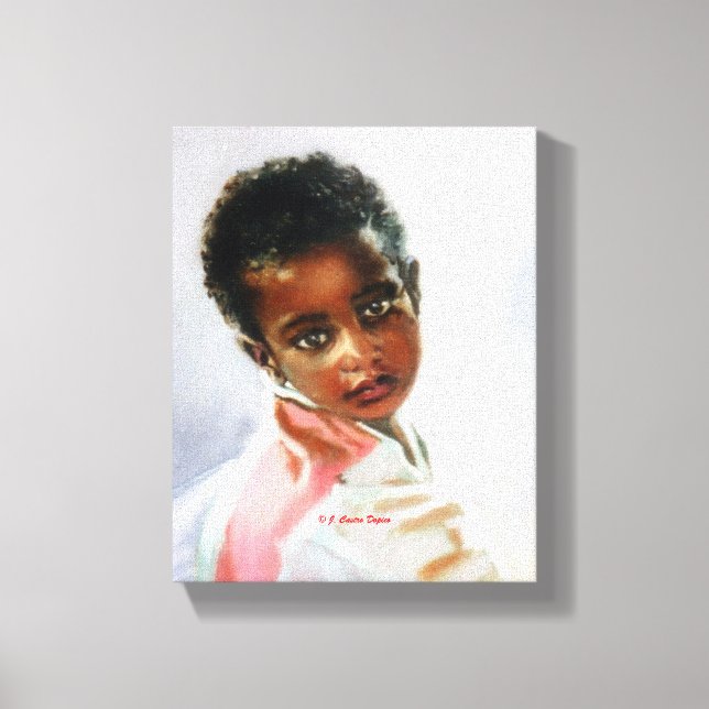 Toile Retrato de niño (Recto)