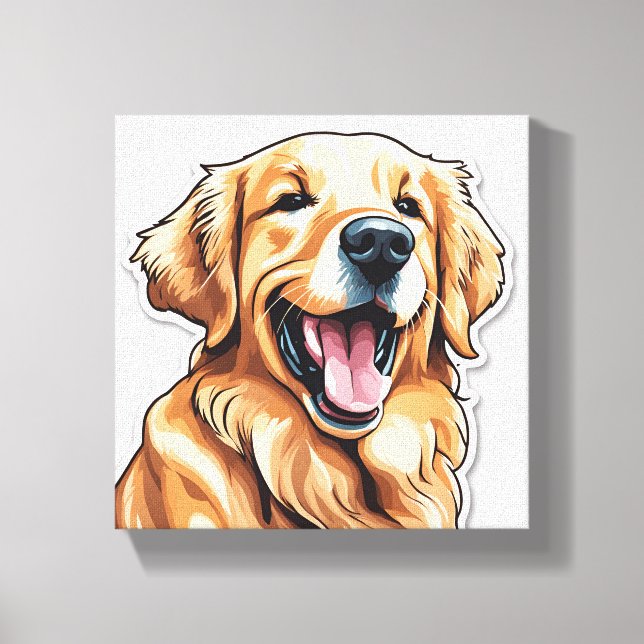 Toile Retriever doré  (Recto)