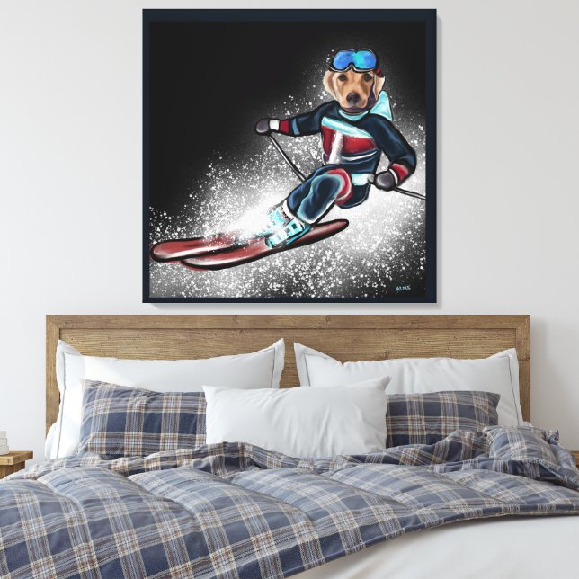 TOILE RÉTRIEVER DU LABRADOR  (Insitu(Chambre))