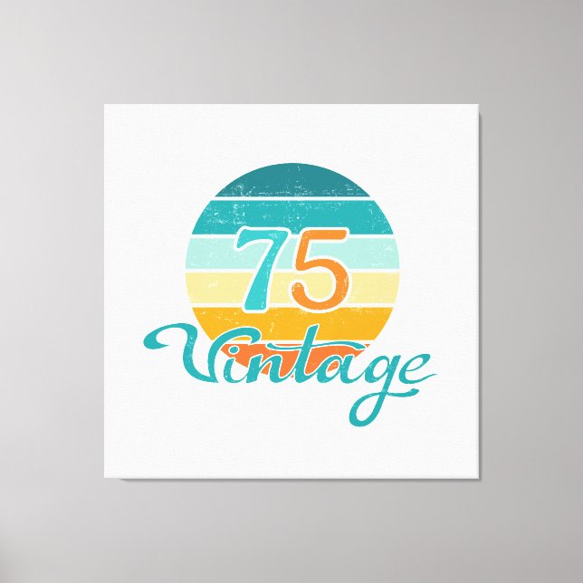 Toile Retro Sunset 75 Vintage (Recto)