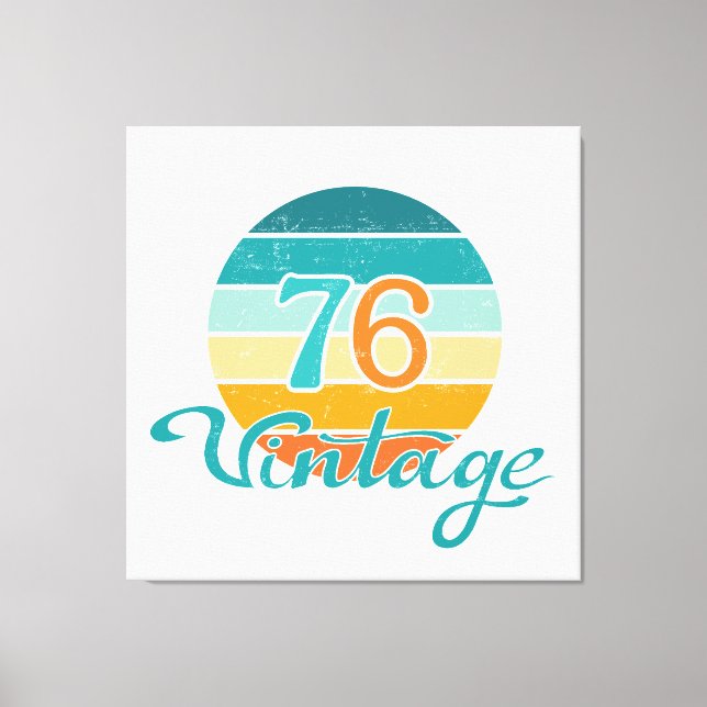 Toile Retro Sunset 76 Vintage (Recto)