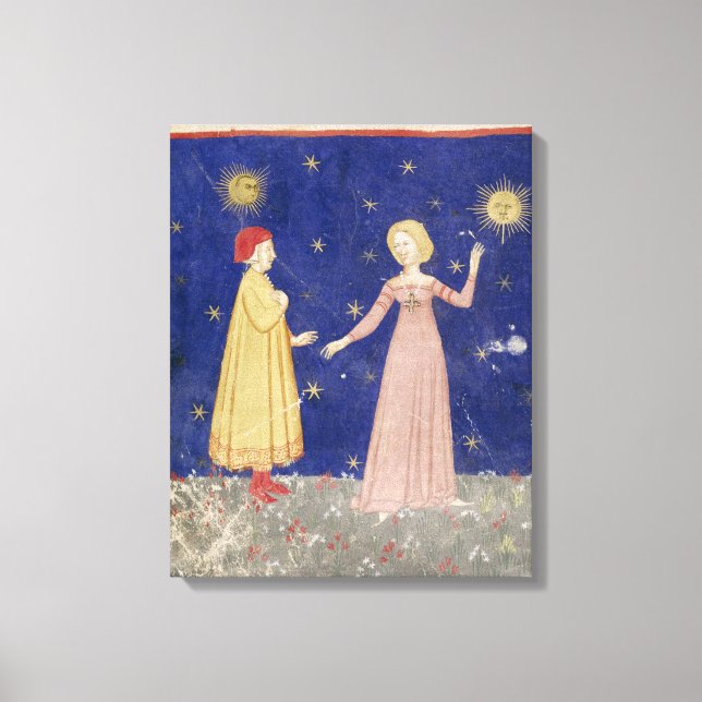 Toile Réunion de Dante et Béatrice (Recto)