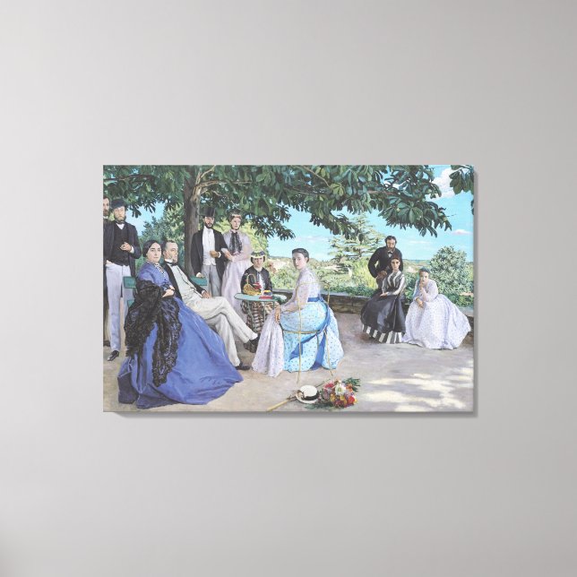 Toile Réunion de famille, 1867 (Recto)