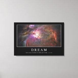 Toile Rêve : Citation inspirée