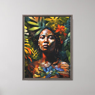 Toile Rêve De La Jungle "Karuma" - Femmes En Amazonie