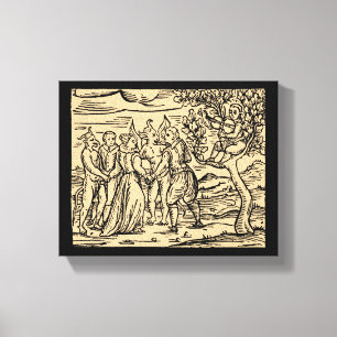Toile Révélation de Satan et sorcières 8x10