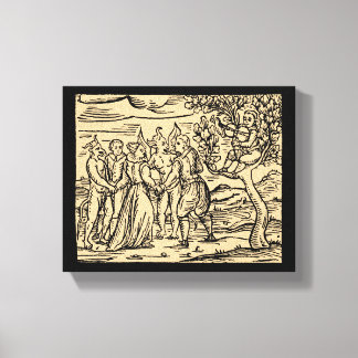Toile Révélation de Satan et sorcières 8x10