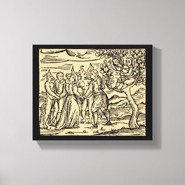 Toile Révélation de Satan et sorcières 8x10 (Recto)