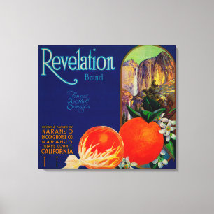 Toile Révélation LabelNaranjo orange, CA