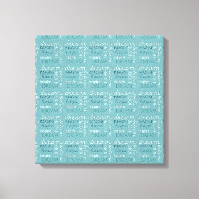 Toile Rêver, Imagine, Espoir (Recto)