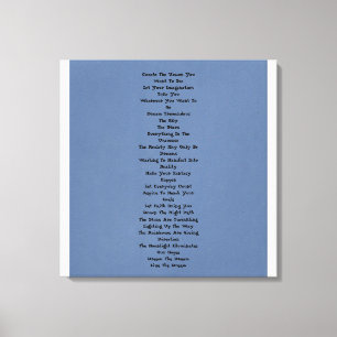 Toile Rêver terrible