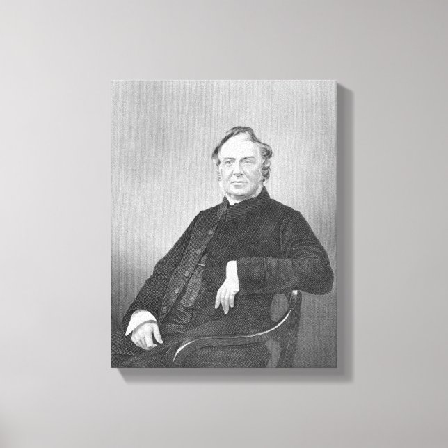 Toile Révérend Hugh Stowell, gravé par D. J. Pound (Recto)