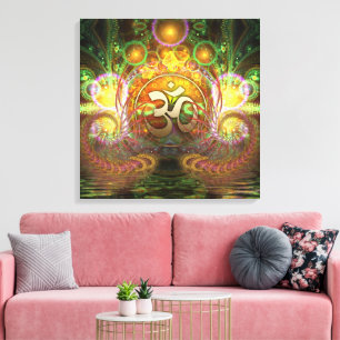 Toile Rêves Aum Dorés