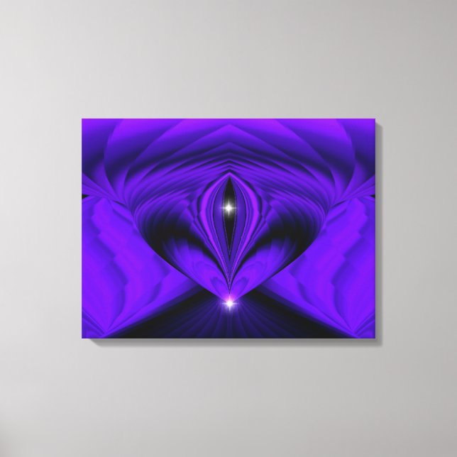 Toile Rêves d'arc-en-ciel violets , Deux Étoiles (Recto)