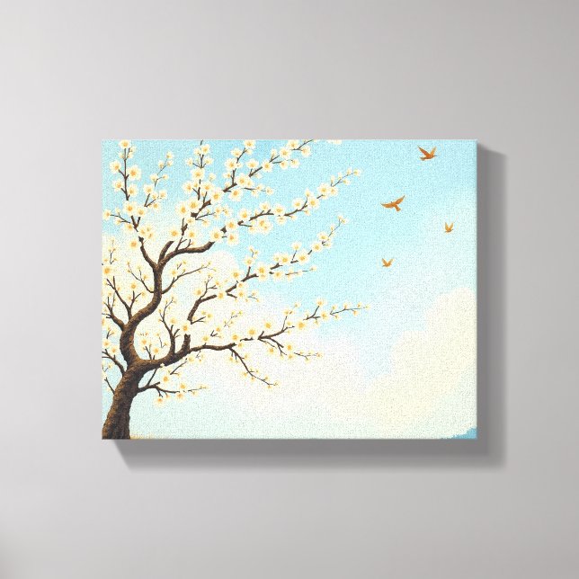 Toile Rêves de fleurs d'amandes (Recto)