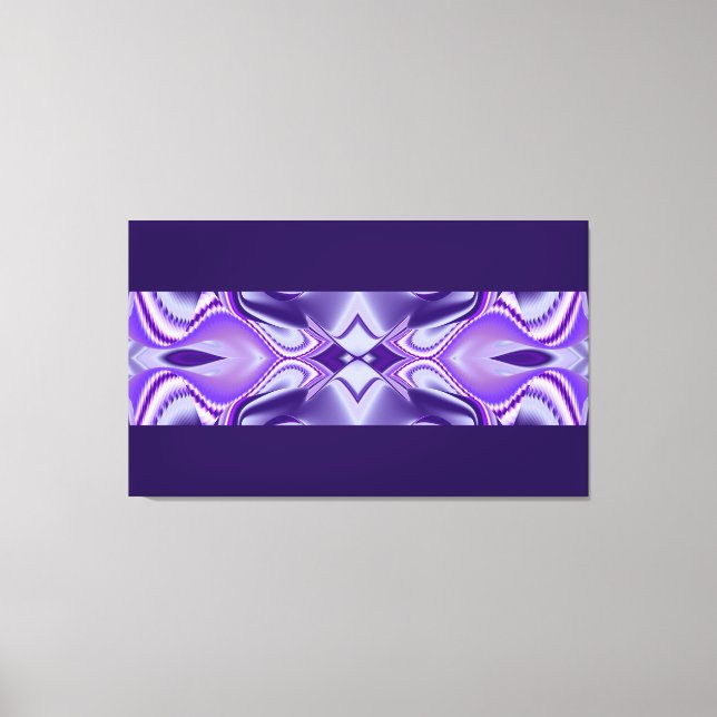 Toile Rêves de fleurs violettes, Imaginaire Abstrait Rai (Recto)