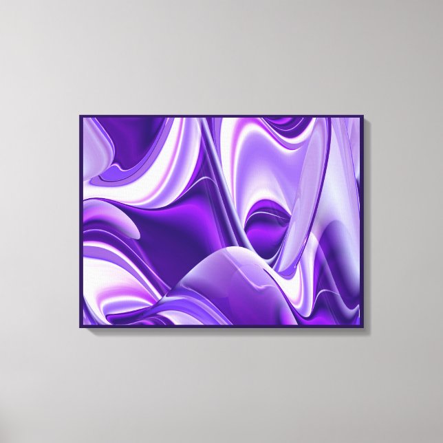 Toile Rêves de neige violette, Art de fantaisie de arc-e (Recto)