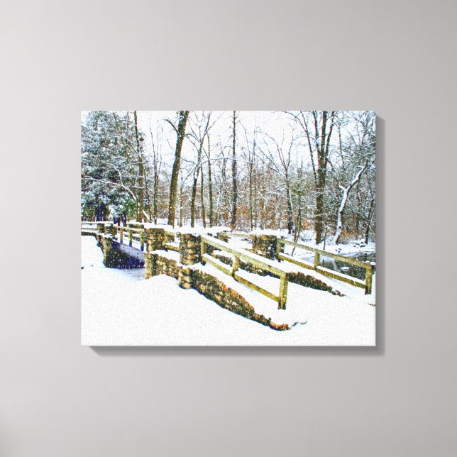 Toile "Rêves d'hiver" (Recto)