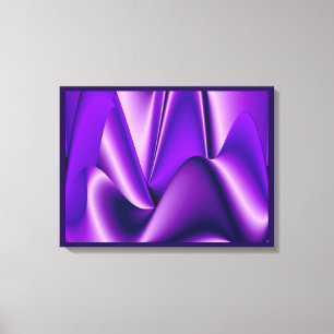 Toile Rêves violets, Art de fantaisie abstrait de arc-en
