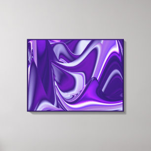 Toile Rêves violets, Art de fantaisie abstrait de arc-en