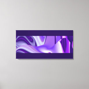 Toile Rêves violets, Art de fantaisie abstrait de arc-en