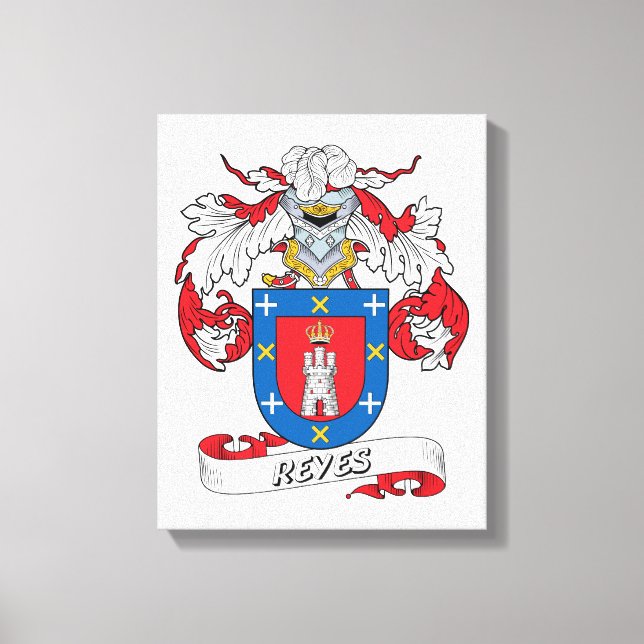Toile Reyes Family Crest (Recto)