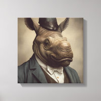 Rhino en costume | Art animal | Animal en costume