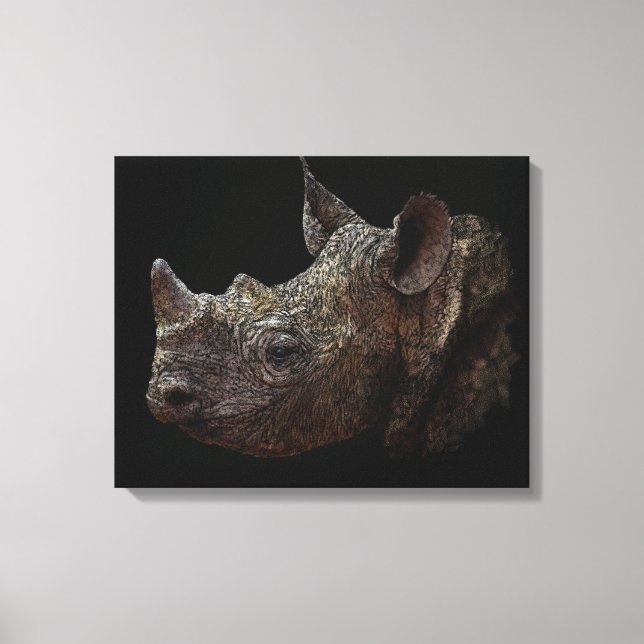 Toile Rhino noir (Recto)