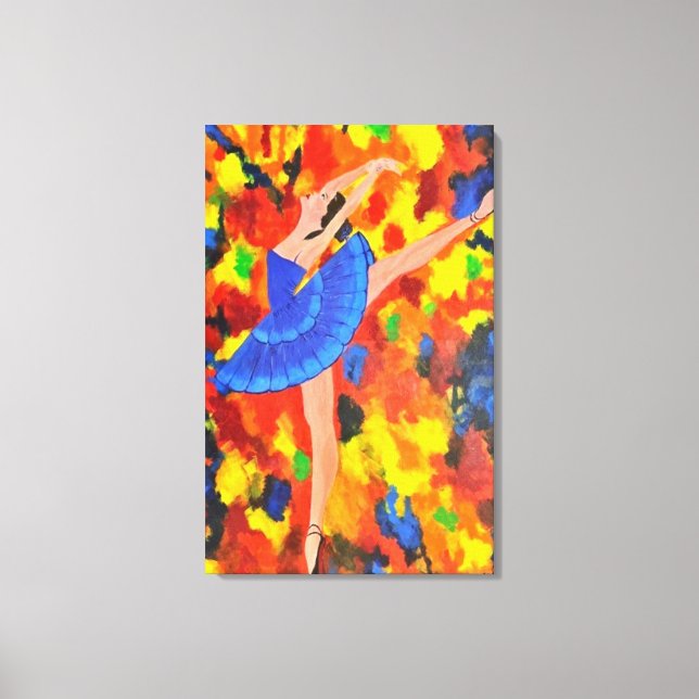 Toile Rhythms of Fire (Recto)