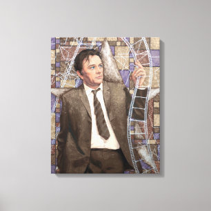Toile Richard Burton Peinture Portrait Vieux Hollywood