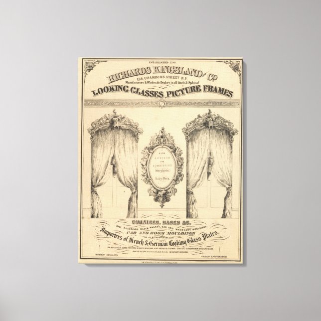Toile Richards Kingsland et Compagnie (Recto)