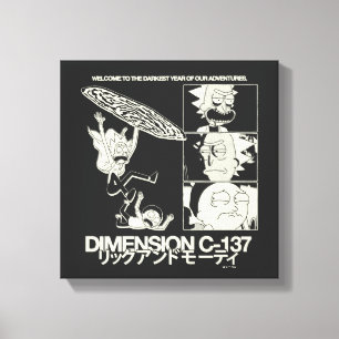 Toile RICK ET MORTY™ Dimension C-137
