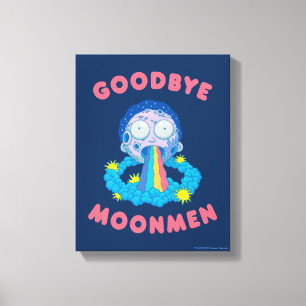 Toile RICK ET MORTY™ Goodbye Moonmen