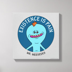 Toile RICK ET MORTY™   L'Existence Est Une Douleur