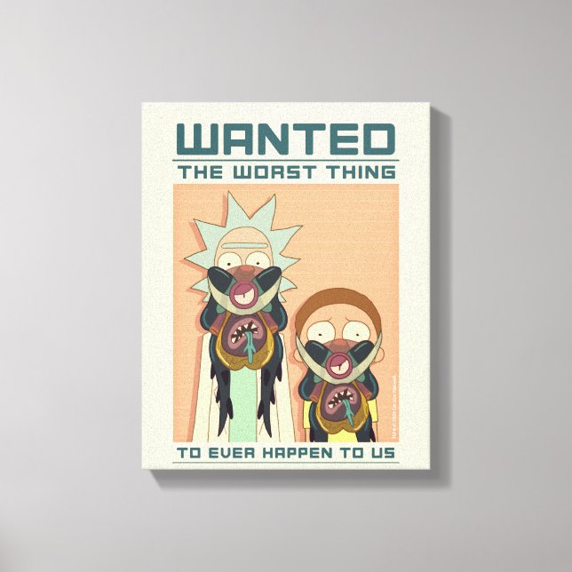 Toile RICK ET MORTY™ | Poster Recherché Glorzo (Recto)