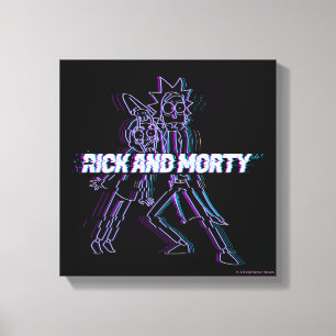 Toile RICK ET MORTY™   Rick Et Morty Glités