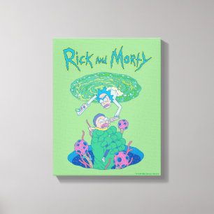 Toile RICK ET MORTY™   Secourt du portail