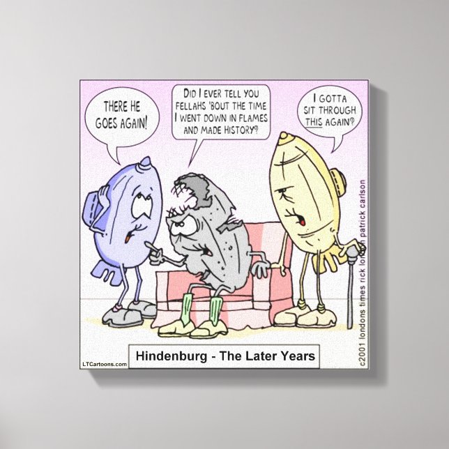 Toile Rick London Funny Hindenburg Canvas (Recto)