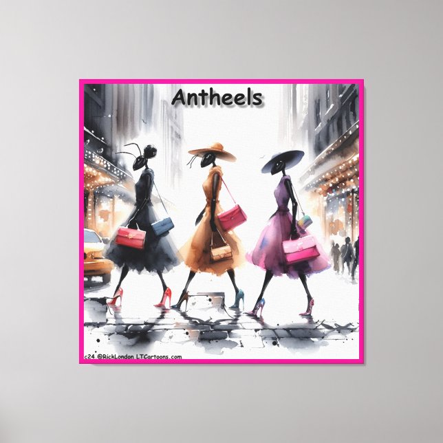 Toile Rick London's Fashion Ants Of New York City Funny (Recto)