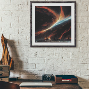 Toile Rift in Interstellar Space Premium Wrapped Canvas
